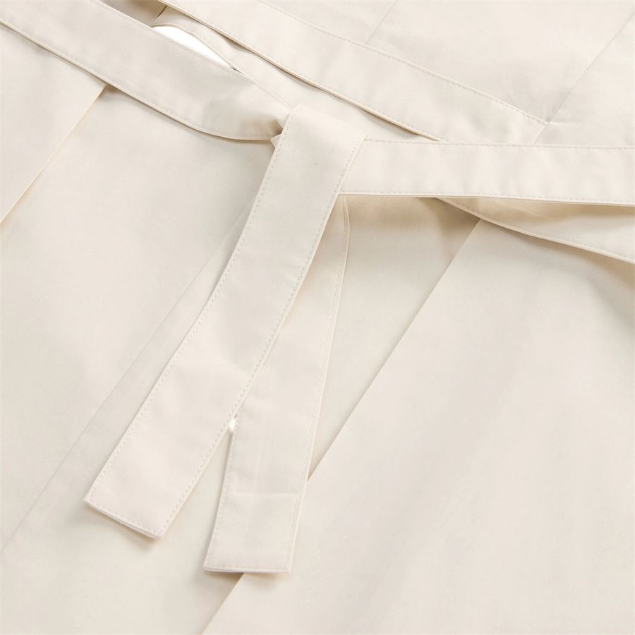 Vestito in popeline di puro cotone con cintura da donna Woolrich | CFWWDR01808867